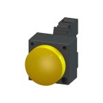 3SB3244-6AA30 Siemens 22mm yellow illuminated indicator light (pilot light)